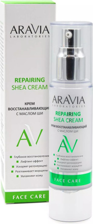 "ARAVIA Laboratories" Крем восстанавливающий с маслом ши Repairing Shea Cream, 50 мл