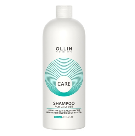 Ollin Professional CARE Шампунь для ежедневного применения для волос и тела 1000 мл