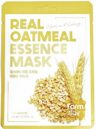 Farmstay Тканевая Маска Real Oatmeal Essence Mask 23Ml 1Шт