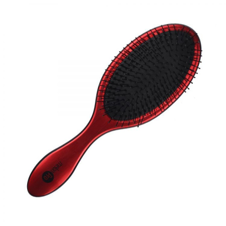Melon Pro Щетка массажная для волос MP  11-ряд 100% нейлон овал красная 224*70мм