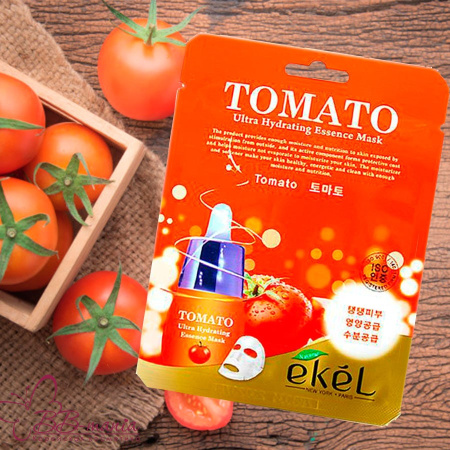 Ekel Тканевая Маска Ultra Hydrating Essence Tomato Mask 25Ml 1 Шт