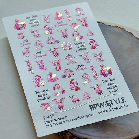 BPW Слайдер-дизайн SPARKLE Pink Santa