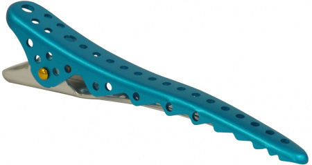 Зажимы Y.S.Park Shark Clip YS-13*8 (8 шт.) светло-голубой металлик