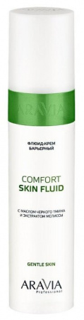 Флюид-крем барьерный ARAVIA Professional с маслом чёрного тмина и экстрактом мелиссы Comfort Skin Fluid, 250 мл.