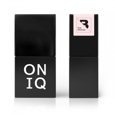 Камуфлирующая база для гель-лака ONIQ OGP-924 Pink Shimmer Base (с микрошиммером), 10 мл