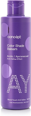 Concept Color Shade Balsam Arctic Anti-Yellow effect оттеночный бальзам арктический блонд 300 мл