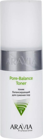 ARAVIA Professional Тоник балансирующий для сужения пор для жирной и проблемной кожи Pore-Balance Toner, 150 мл
