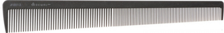 DEWAL Расческа рабочая микрофибра с силиконом, комбинированная, серая 20 см
