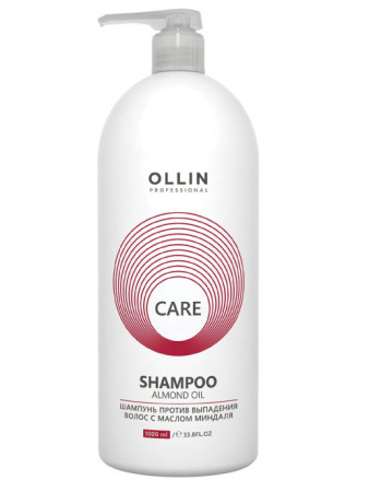 Ollin Professional CARE Шампунь против выпадения волос с маслом миндаля 1000 мл