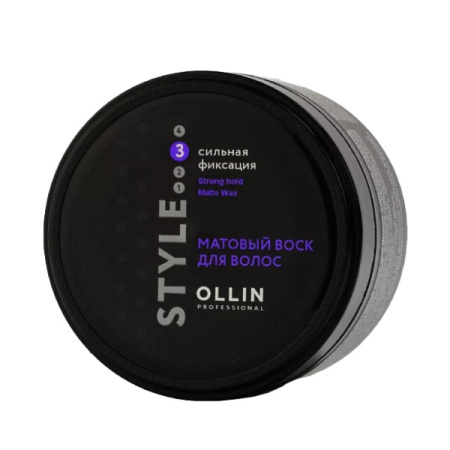 OLLIN STYLE Воск для волос сильной фиксации матовый  50 гр
