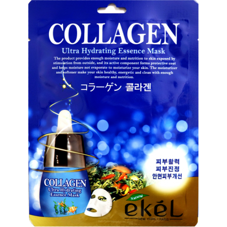 Ekel Тканевая Маска Collagen Ultra Hydrating Essence Mask 25Ml 1Шт