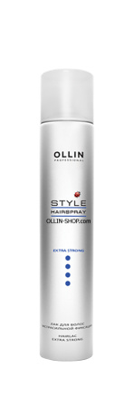 OLLIN PROFESSIONAL Лак для волос экстрасильной фиксации 75мл