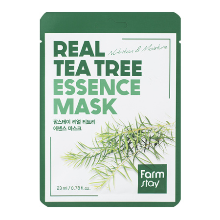 Farmstay Тканевая Маска Real Tea Tree Essence Mask 23Ml 1Шт