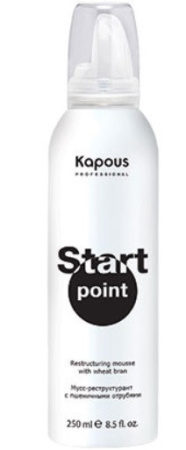 Kapous Professional Start Point Мусс-реструктурант с пшеничными отрубями 250 мл