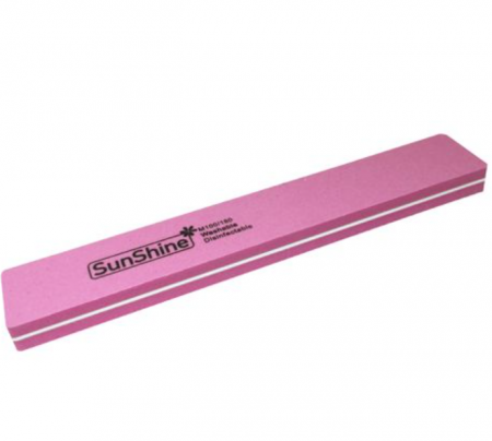 Пилка SunShine д/шлифовки широкая розовая 100/180