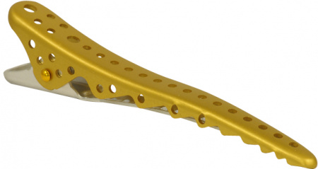 Зажимы Y.S.Park Shark Clip YS-27*8 (8 шт.) золотой металлик