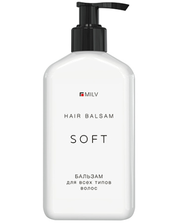MILV Бальзам "SOFT" мягкий для всех типов волос 340 мл