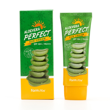 Farmstay Aloevera Perfect Sun Cream Spf50+/Pa+++ 70 Ml
