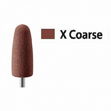 Полир силиконовый коричневый закругленный 10 мм SK2021 (X-Coarse)