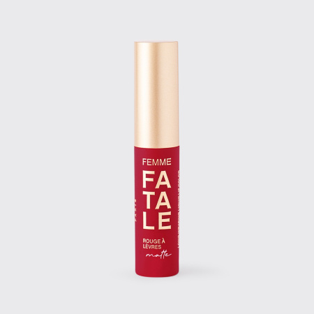 VS Устойчивая жидкая матовая помада для губ/Long-wearing matt liquid lip color/Rouge a levres liquide matte longue tenue "Femme Fatale"тон12