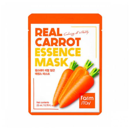 Farmstay Тканевая Маска Real Carrot Essence Mask 23Ml 1Шт